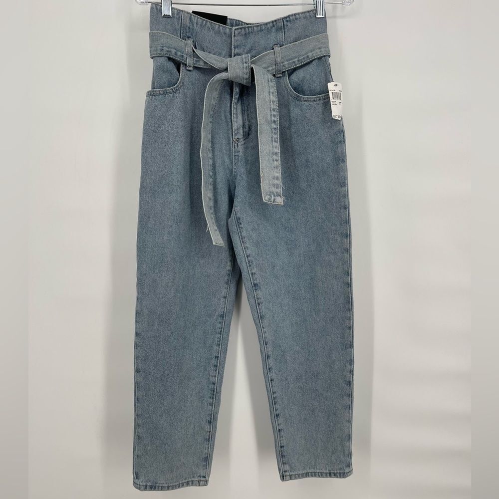 Numero Juniors' Tie-Waist Cotton Jeans‎ NWT size 27